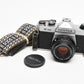 Pentax K1000 35mm SLR w/50mm f1.7 lens, New seals, strap, Great!