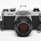 Pentax K1000 35mm SLR w/50mm f1.7 lens, New seals, strap, Great!