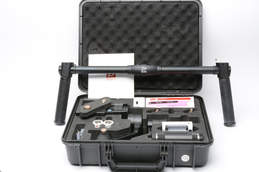 Zhiyun Crane Plus V2 3 Axis Stabilizer w/Extended Grip, case, complete bundle