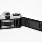 Pentax K1000 35mm SLR w/50mm f1.7 lens, New seals, strap, Great!