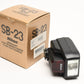 Nikon SB-23 Speedlight flash, box, very clean, Tested