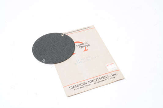 Simmon Omega 421-000 blank lens disc - New