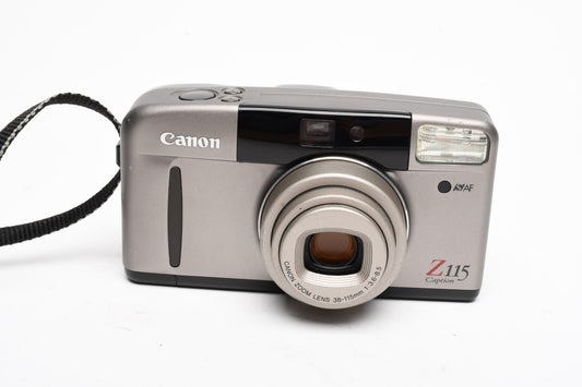 Canon Z115 Caption 35mm Point&Shoot w/38-115mm zoom, Tested, Great