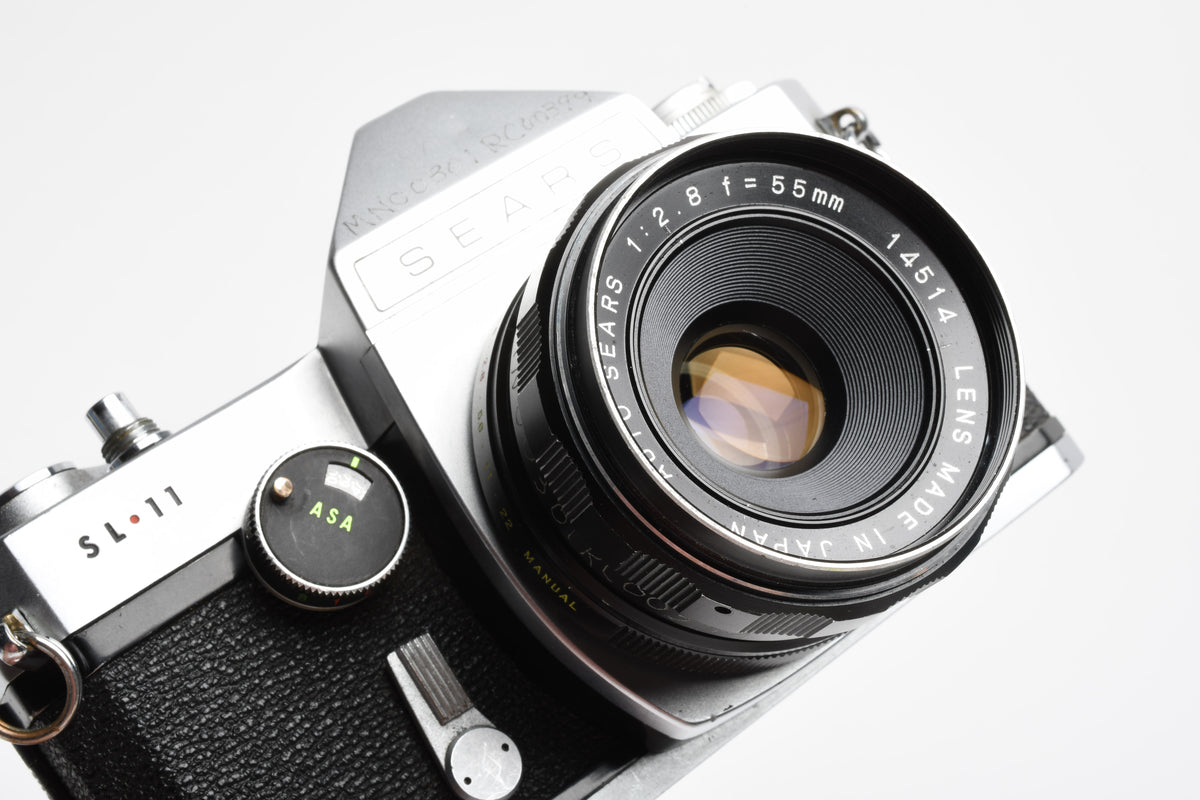 Sears SL-11 w/55mm f2.8 Prime lens, New Seals, Tested, Great