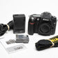 Nikon D90 DSLR body, batt, charger, strap, Only 1508 Acts, Great!