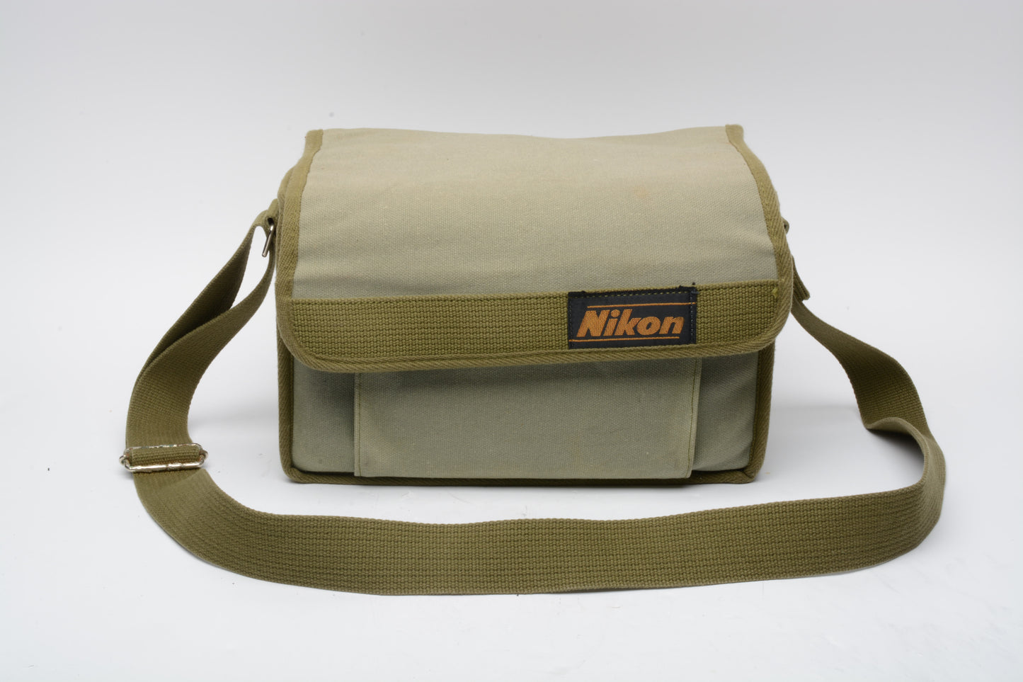 Nikon shoulder bag w/Velcro flap, Nice and clean, Vintage, Unique look