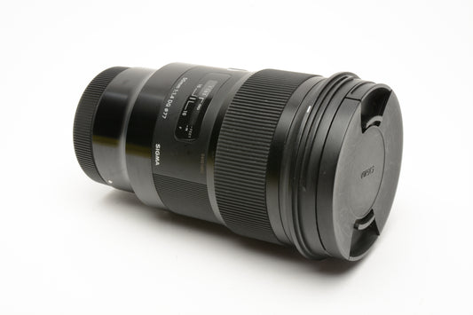Sigma 50mm f1.4 DG Art L-Mount lens, caps, sharp, *Read
