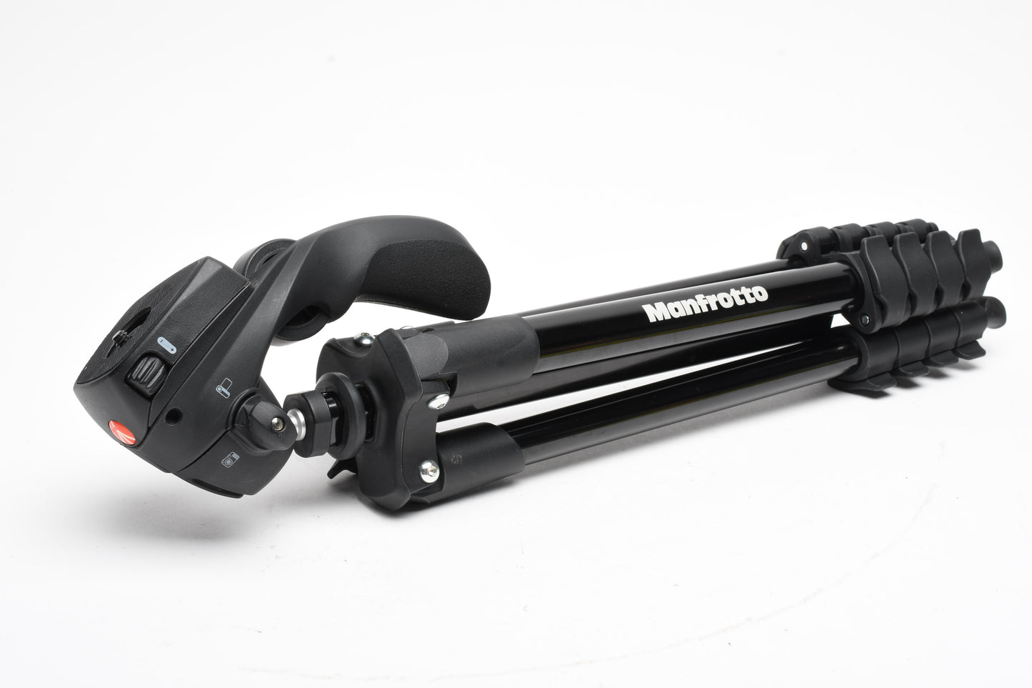 Manfrotto MKCOMPACTACN-BK compact tripod w/Grip head and case, Nice