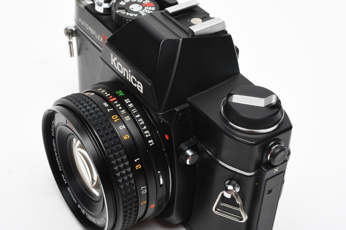 Konica Autoreflex TC 35mm SLR w/40mm f1.8 lens, new seals, tested, works great