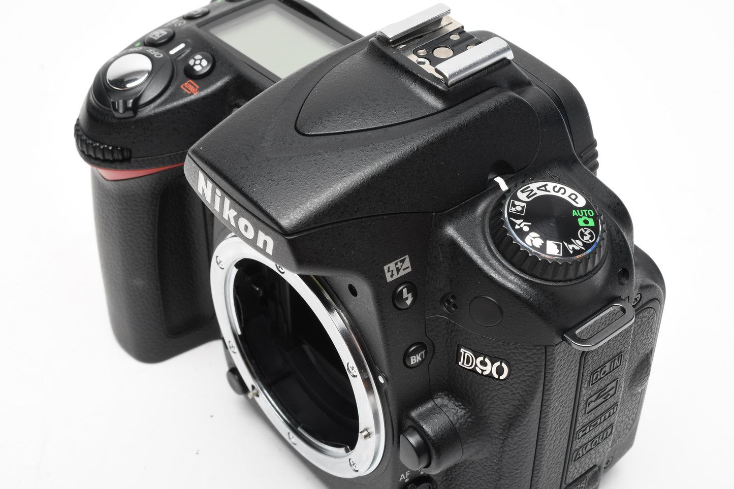 Nikon D90 DSLR body, batt, charger, strap, Only 1508 Acts, Great!
