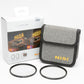 Nisi Black Mist 82mm 1/4 & 1/8 set of 2 filters in case, Mint, Boxed