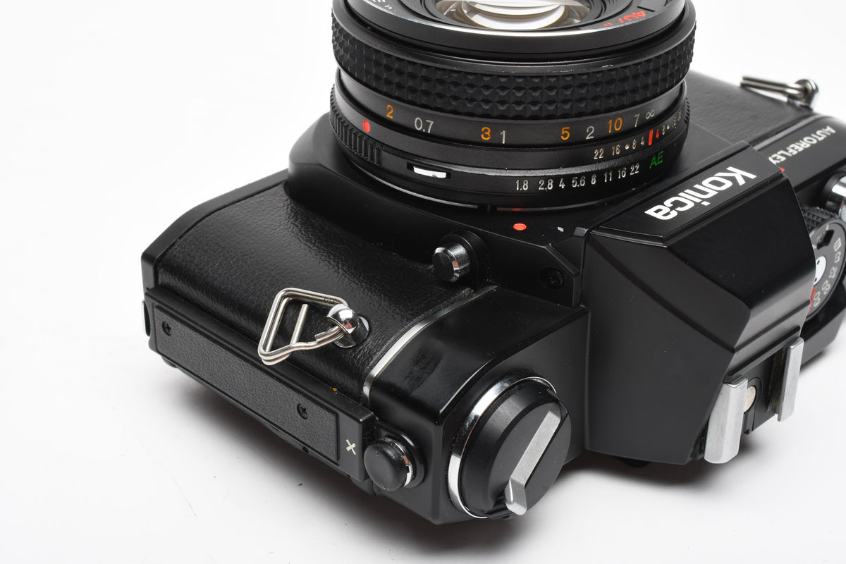 Konica Autoreflex TC 35mm SLR w/40mm f1.8 lens, new seals, tested, works great