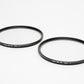 Nisi Black Mist 82mm 1/4 & 1/8 set of 2 filters in case, Mint, Boxed