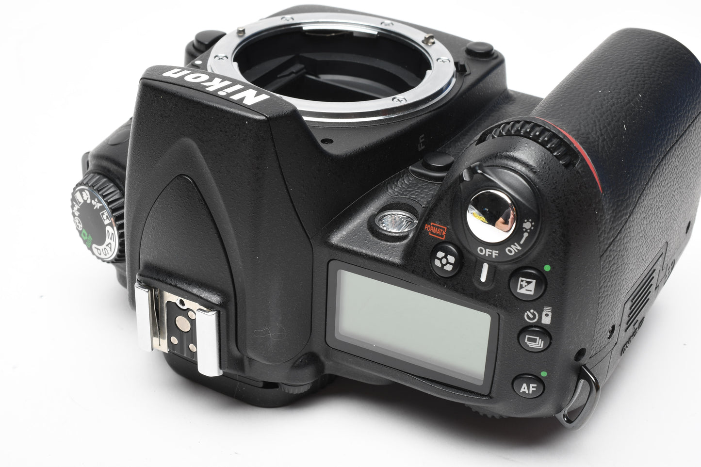 Nikon D90 DSLR body, batt, charger, strap, Only 1508 Acts, Great!
