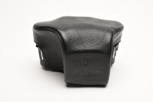 Nikon F Nippon Kogaku Camera Semi Soft Black Leather Eveready Case
