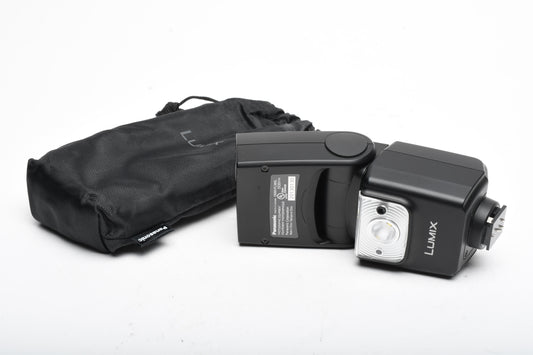 Panasonic DMW-FL360L Wireless LED Flash Speedlite Flash, Pouch, Great!