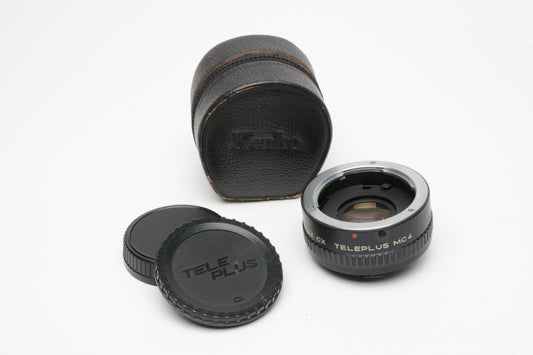 Teleplus MC4 2X Teleconverter for C/Y Contax Yashica Mount, caps