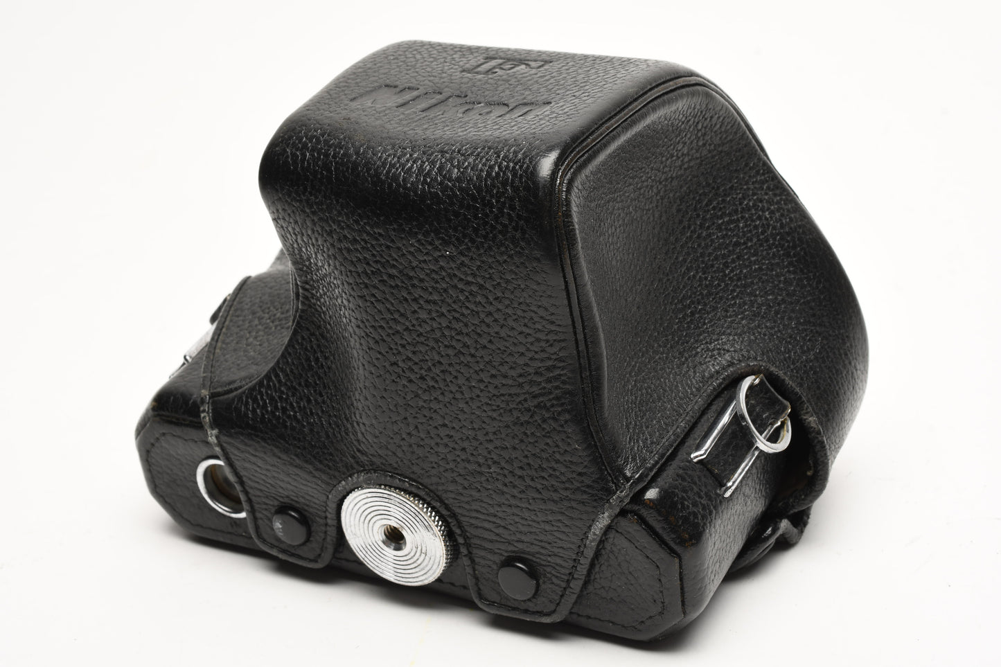 Nikon F Nippon Kogaku Camera Semi Soft Black Leather Eveready Case