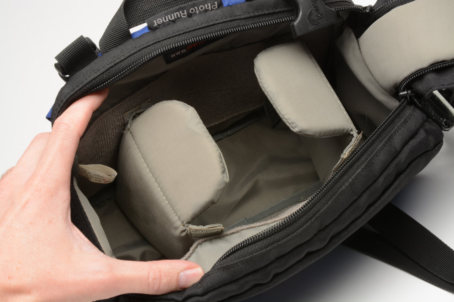 Lowepro Photo Runner Camera Bag/Waist Belt Bag - adjustable, padded (blue)