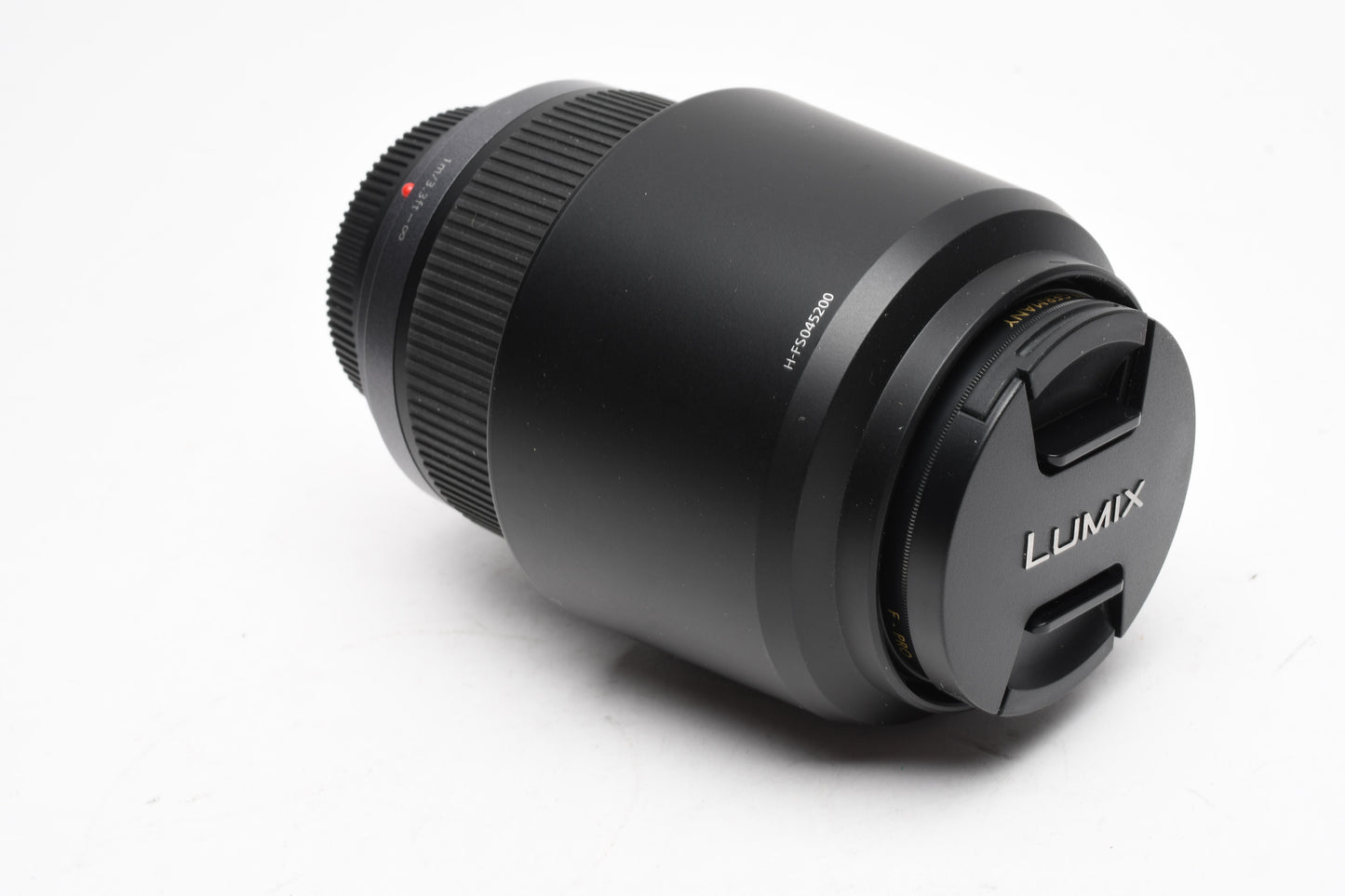 Panasonic Lumix 45-200mm G Vario F4-5.6 Mega OIS w/Caps, B+W UV, Pouch, Hood