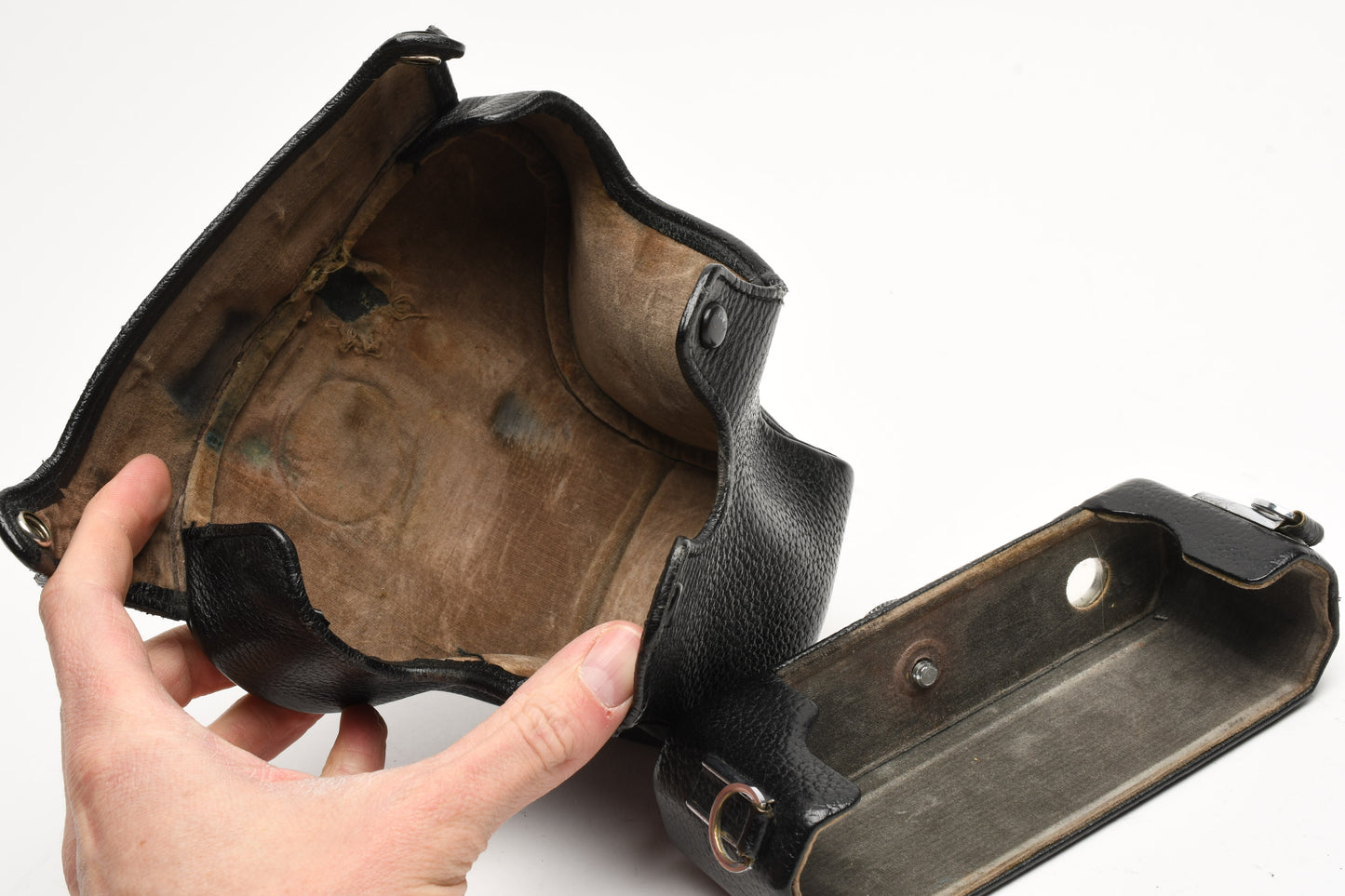 Nikon F Nippon Kogaku Camera Semi Soft Black Leather Eveready Case