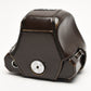 Nikon F Eveready hard leather camera carrying case (Brown)