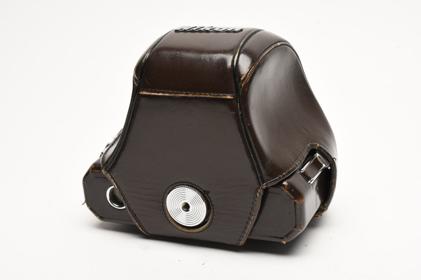 Nikon F Eveready hard leather camera carrying case (Brown)