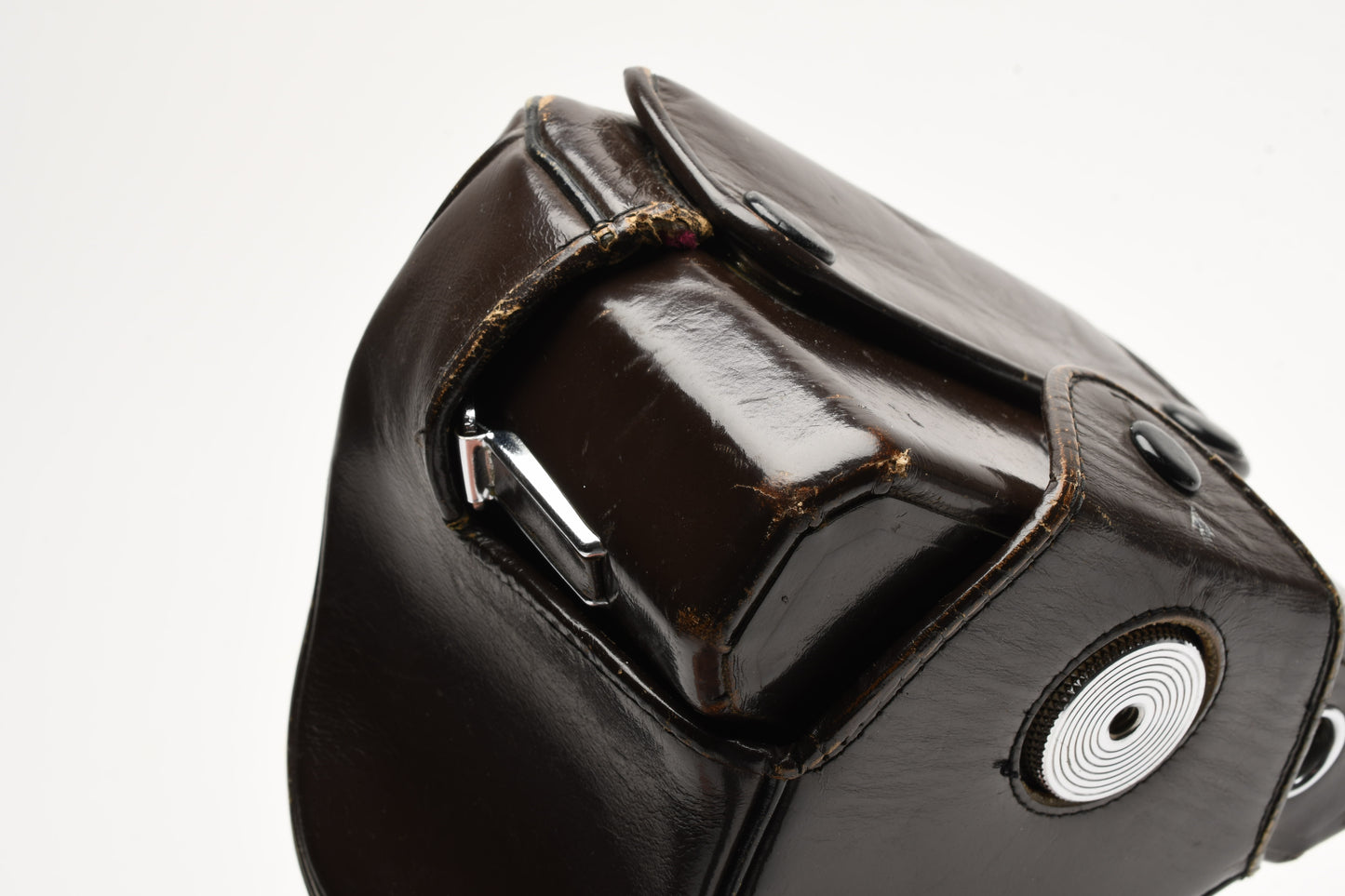 Nikon F Eveready hard leather camera carrying case (Brown)