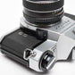 Pentax Spotmatic SP F 35mm SLR w/SMC Takumar 55mm f1.8 lens, Case, 1A, Tested, New seals
