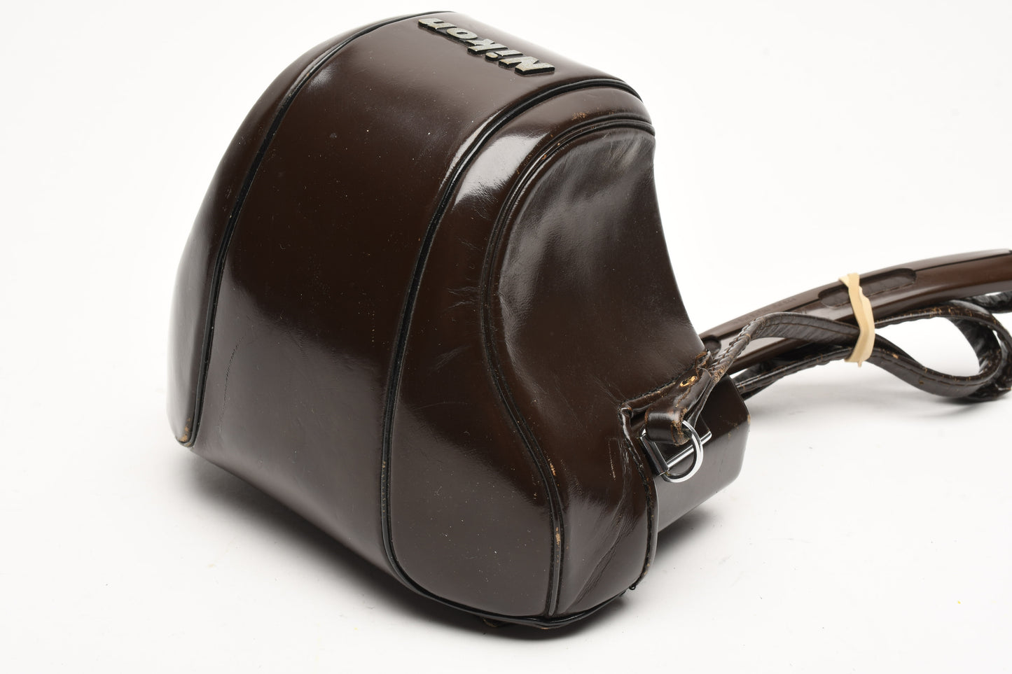 Nikon F Eveready hard leather camera carrying case (Brown) w/Strap