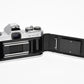 Pentax Spotmatic SP F 35mm SLR w/SMC Takumar 55mm f1.8 lens, Case, 1A, Tested, New seals