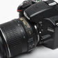 Nikon D3200 DSLR w/18-55mm f3.5-5.6 VR lens, 2X batts+charger+strap 7402 Acts