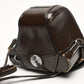 Nikon F Eveready hard leather camera carrying case (Brown) w/Strap