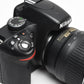 Nikon D3200 DSLR w/18-55mm f3.5-5.6 VR lens, 2X batts+charger+strap 7402 Acts