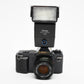 Canon T50 35mm SLR, w/50mm f1.8 FD, Flash. Strap, Tested, Great!