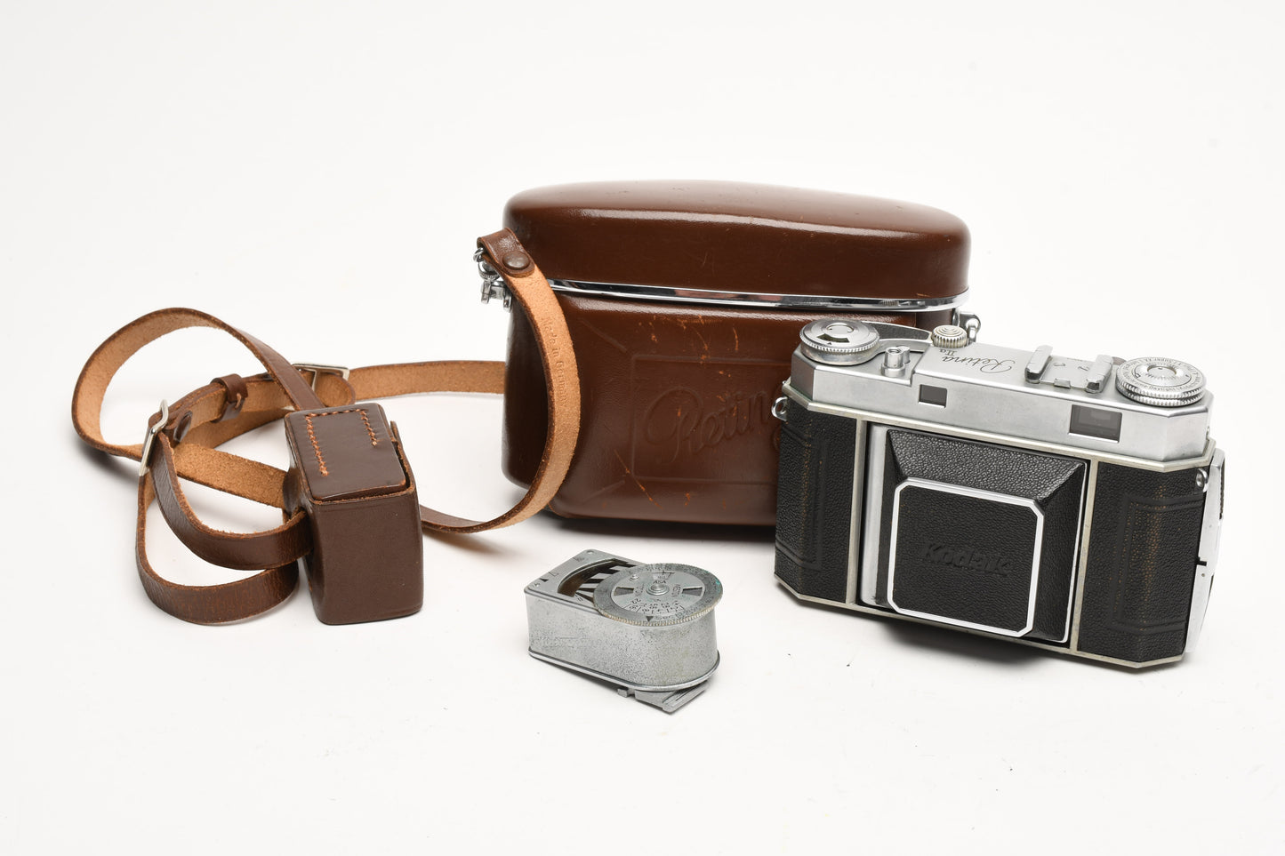 Kodak Retina IIa Type 016 Rangefinder Camera w/Schneider 50mm f2 Lens, Case, Great!