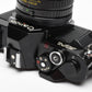 Canon AV-1 (Black) 35mm SLR Camera w/Osawa 28-80mm, New Seals, Good!