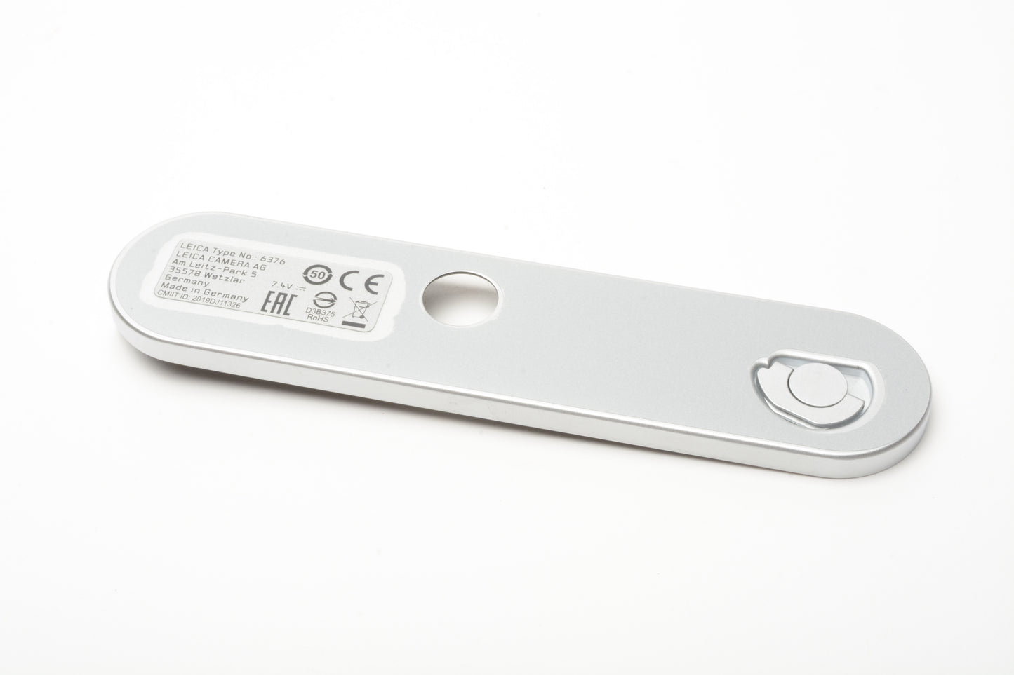 Leica Base Plate for M10-R, Silver Chrome, New #6376