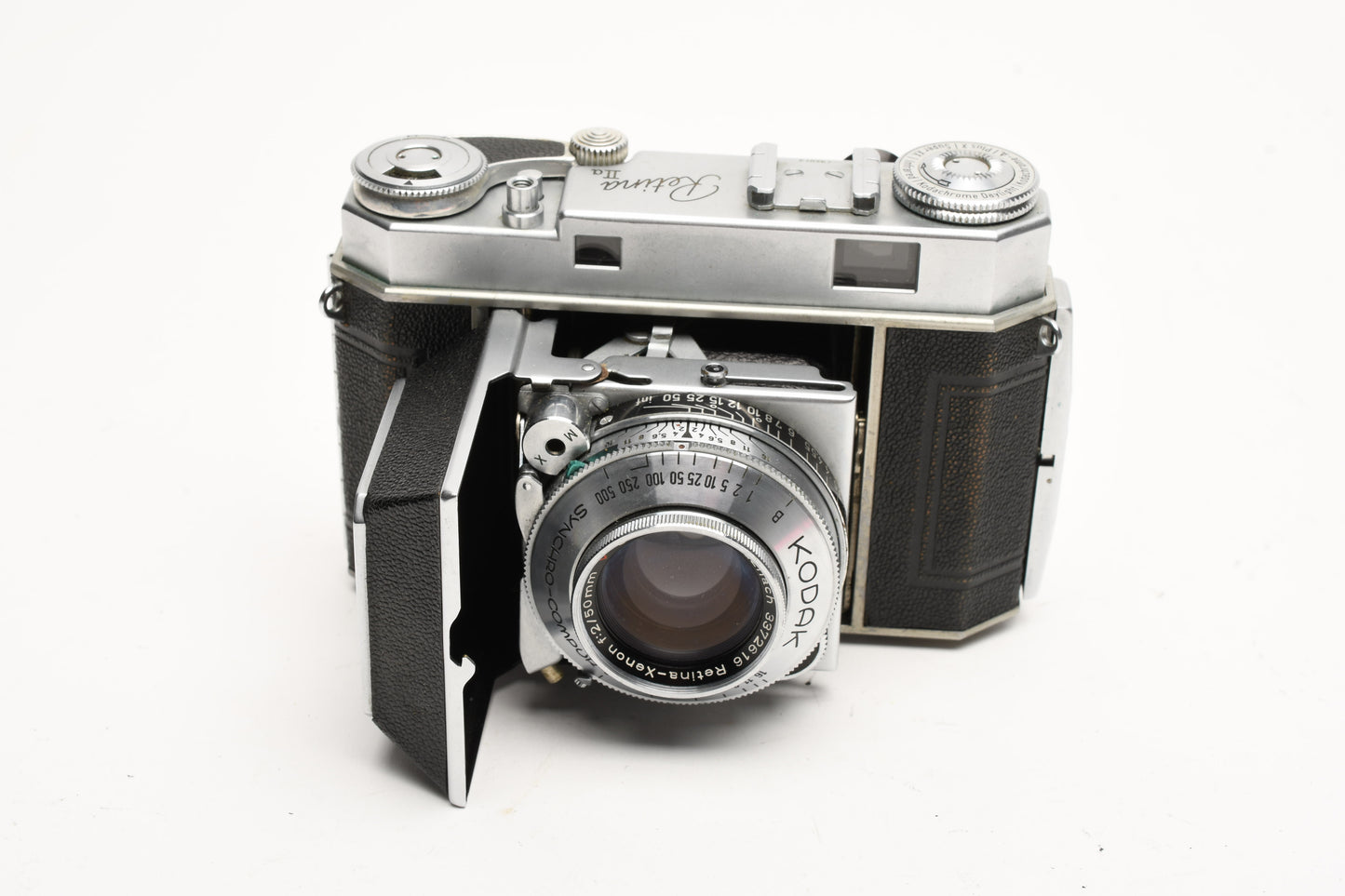 Kodak Retina IIa Type 016 Rangefinder Camera w/Schneider 50mm f2 Lens, Case, Great!