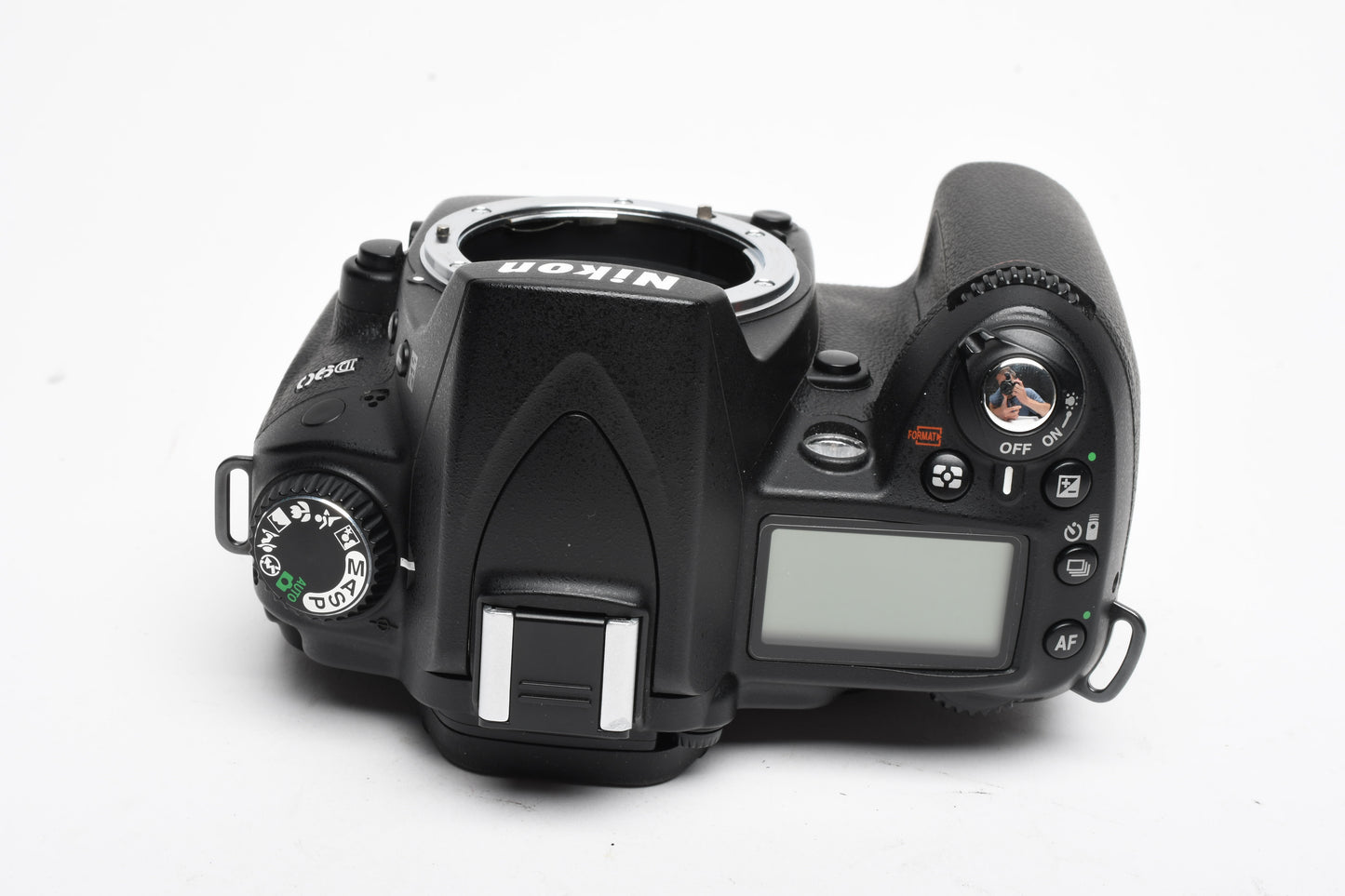 Nikon D90 DSLR body, batt, charger, strap, Only 6465 Acts, Great! +Book