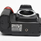 Nikon D90 DSLR body, batt, charger, strap, Only 6465 Acts, Great! +Book