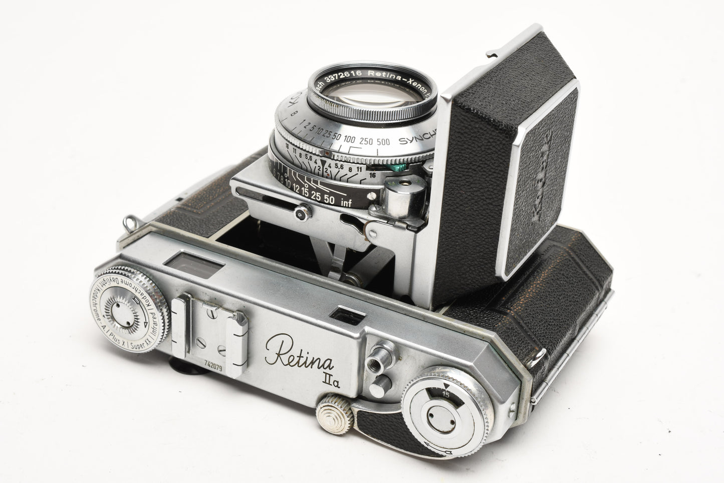 Kodak Retina IIa Type 016 Rangefinder Camera w/Schneider 50mm f2 Lens, Case, Great!