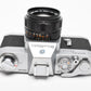 Bell&Howell Auto 35 Reflex 35mm SLR w/Canon EX 50mm f1.8 lens, New Seals
