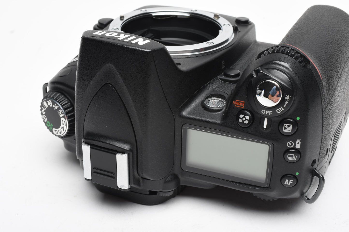 Nikon D90 DSLR body, batt, charger, strap, Only 6465 Acts, Great! +Book
