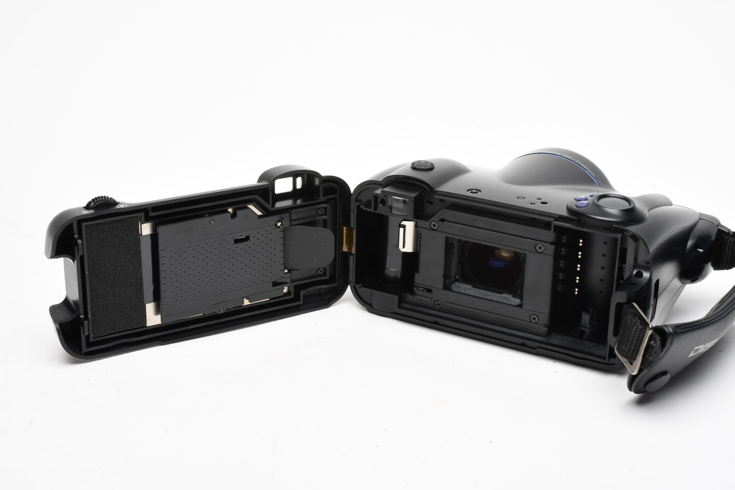Fuji Discovery 3000 Zoom Date 35mm Point&Shoot w/Flash & case, Tested, Nice