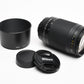 Nikon AF Zoom Nikkor 70-300mm f4-5.6G zoom, Hood+Caps, Clean