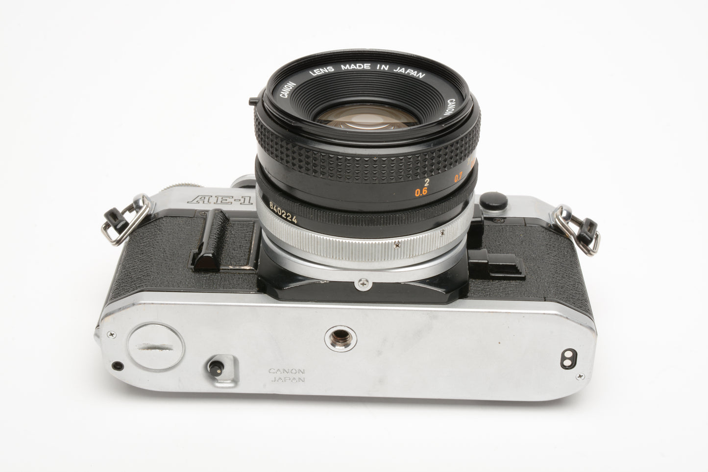 Canon AE-1 35mm SLR Camera w/50mm f/1.8 SC Lens, New Seals! Nice