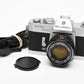 Bell&Howell Auto 35 Reflex 35mm SLR w/Canon EX 50mm f1.8 lens, New Seals