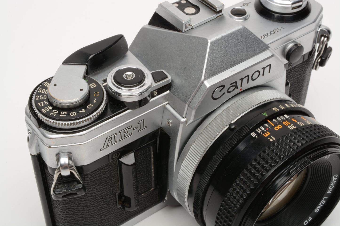 Canon AE-1 35mm SLR Camera w/50mm f/1.8 SC Lens, New Seals! Nice