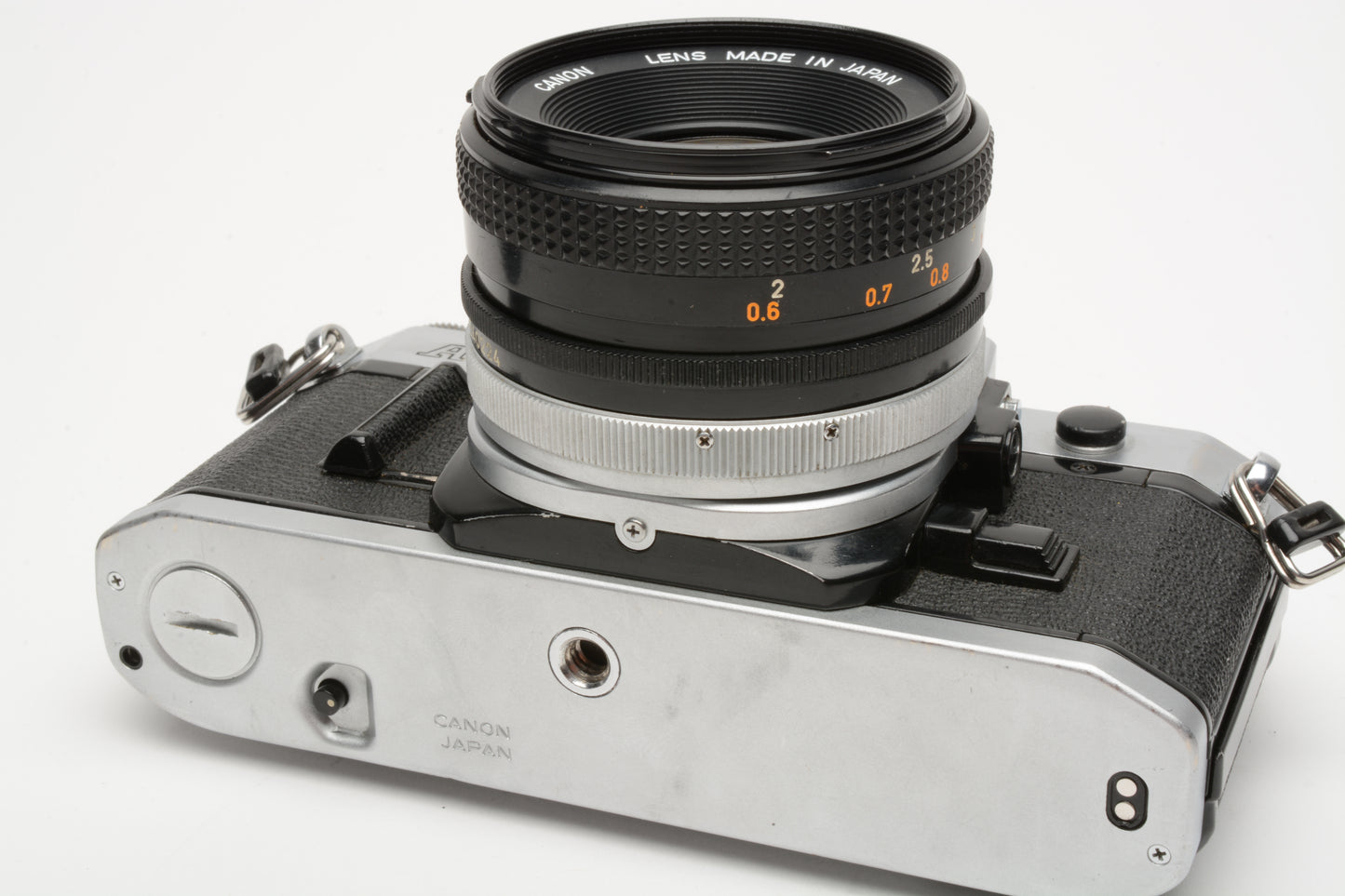 Canon AE-1 35mm SLR Camera w/50mm f/1.8 SC Lens, New Seals! Nice